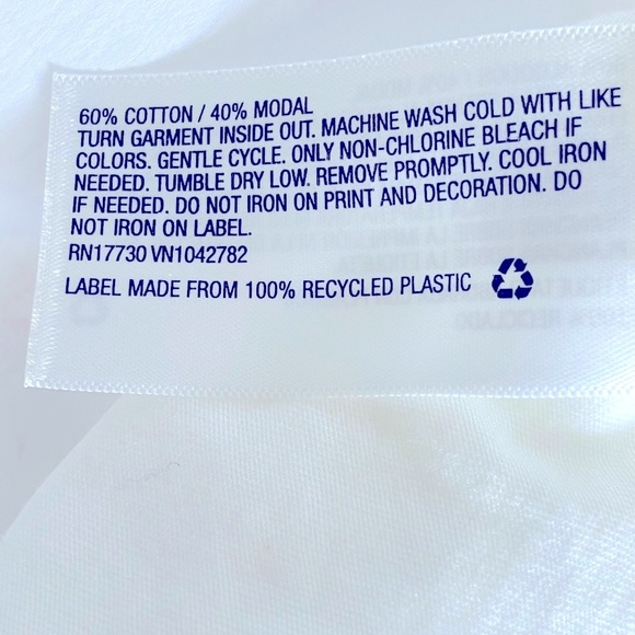 A New Day Short Sleeve TShirt White Printed :XXL - Picture 8 of 8